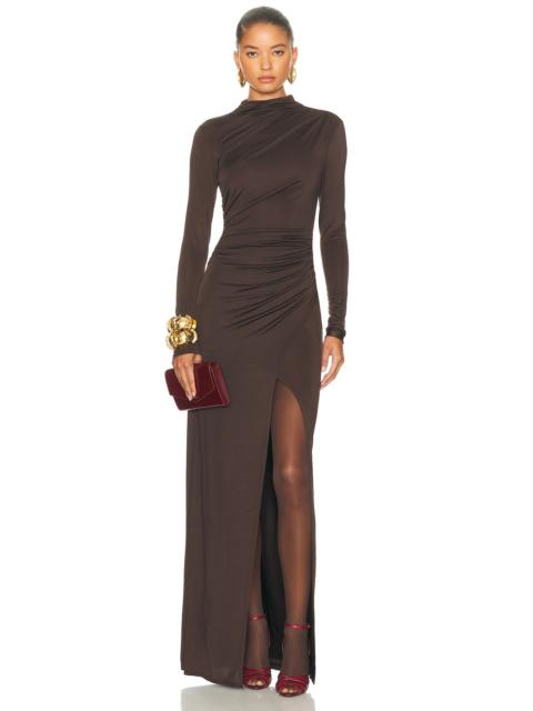 LAPOINTE Jersey Draped Gown