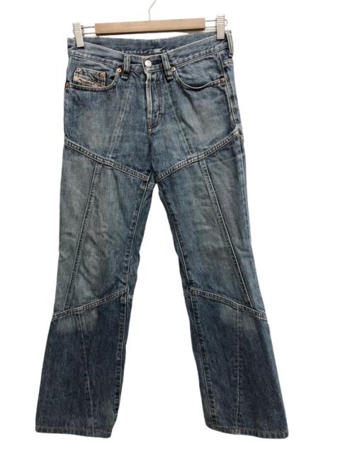 Diesel DOPE 🔥 CYBERPUNK VIBE FLARE CUT RECONSTRUCTION JEANS