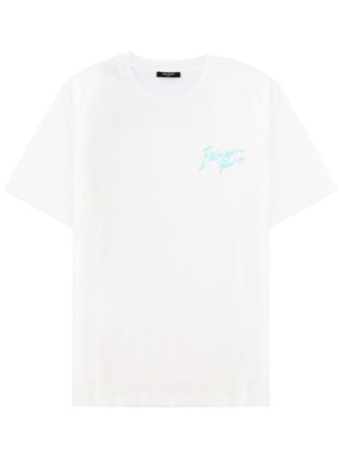 Balmain COTTON T-SHIRT WITH LOGO