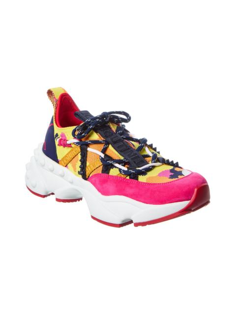 Christian Louboutin Christian Louboutin Trailrun Knit & Suede Sneaker