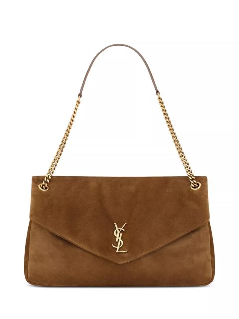 SAINT LAURENT Calypso Handbag in Suede