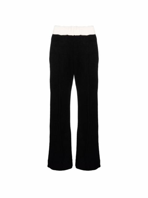 contrast waistband track pants