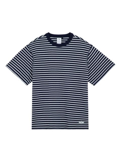 PUMA PUMA X Nanamica Striped Tee 'Navy' 539854-06