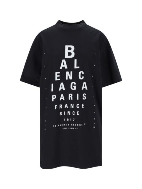BALENCIAGA "OPTICAL" T-SHIRT
