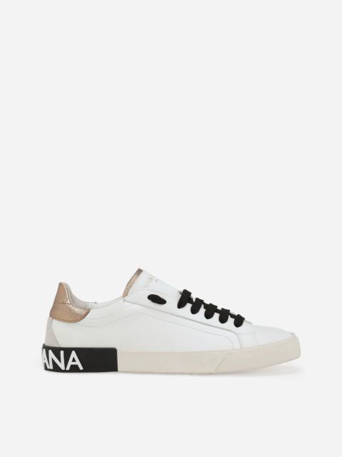 Dolce & Gabbana Portofino vintage calfskin sneakers
