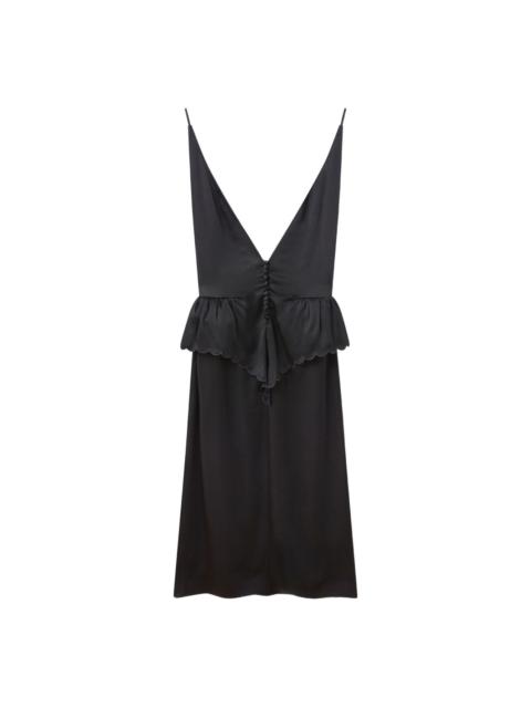 v-neck dress