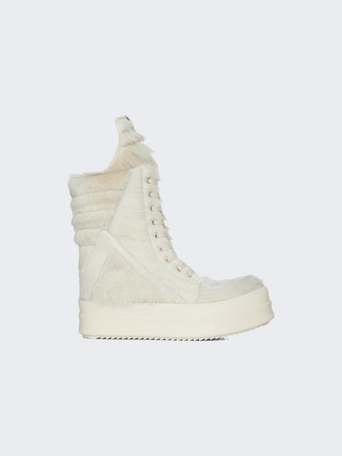 Rick Owens Concordians Mega Geobasket Sneakers Milk