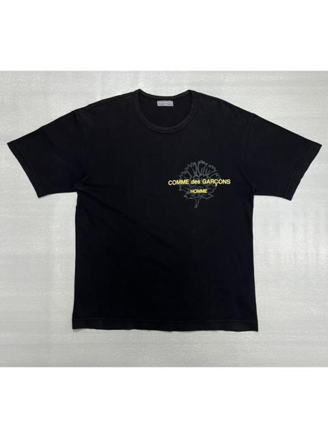 Comme Des Garçons Comme des Garcons Homme - 2001 Rare Floral Logo T-Shirt