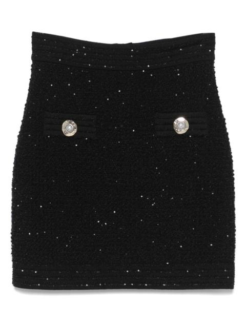 Balmain Balmain Women Tweed Mini Skirt