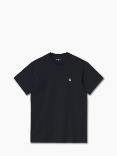 Carhartt CARHARTT WIP S/S CHASE T-SHIRT DARK NAVY/GOLD