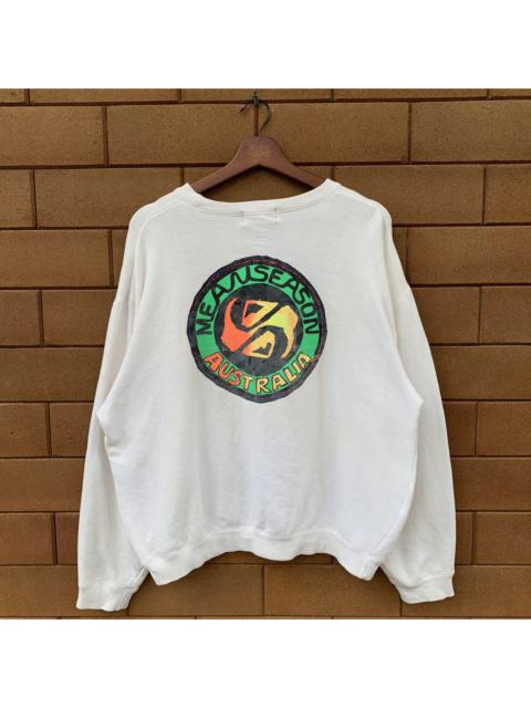 Other Designers Vintage - Mean Season Australia Quiksilver Surf Sweatshirt