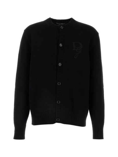 Dolce & Gabbana Black nylon blend cardigan