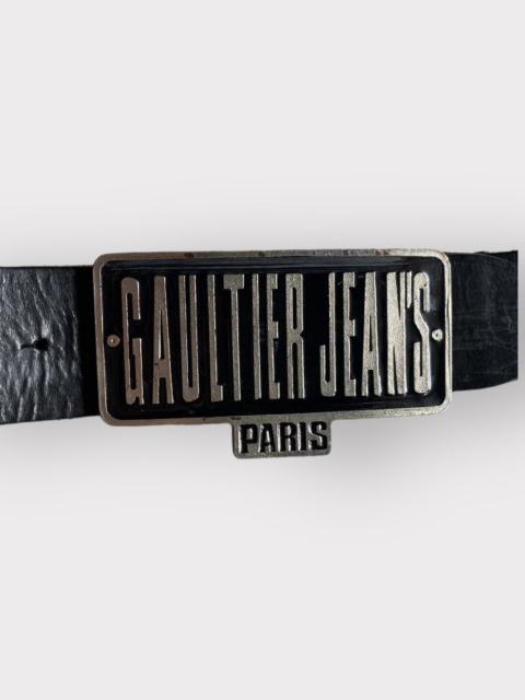 Vintage Gaultier Logo Belt