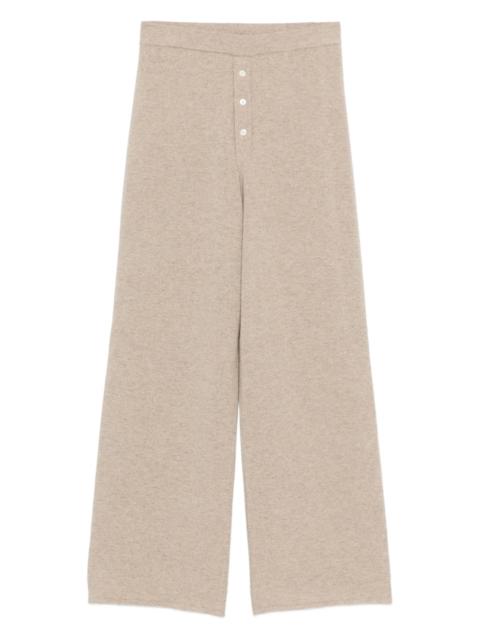 GUEST IN RESIDENCE cashmere straight-leg trousers