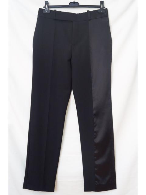 satin and wool pants