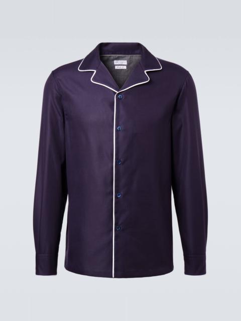 Brunello Cucinelli Cotton pajama shirt