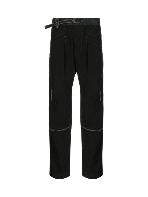 and Wander STRAIGHT LEG TROUSERS BLACK