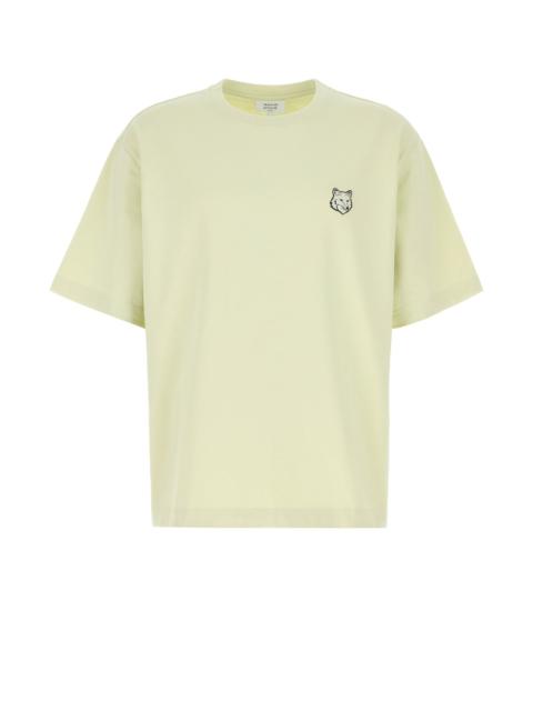 Maison Kitsuné Pastel green cotton oversize t-shirt