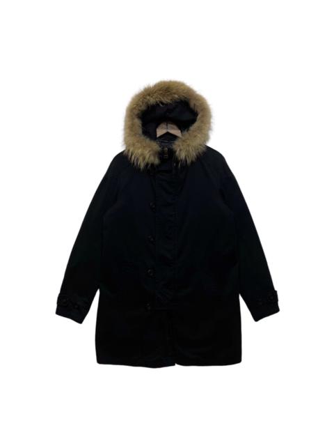 ISSEY MIYAKE Tsumori Chisato Faux Fur Trim Parka Jacket