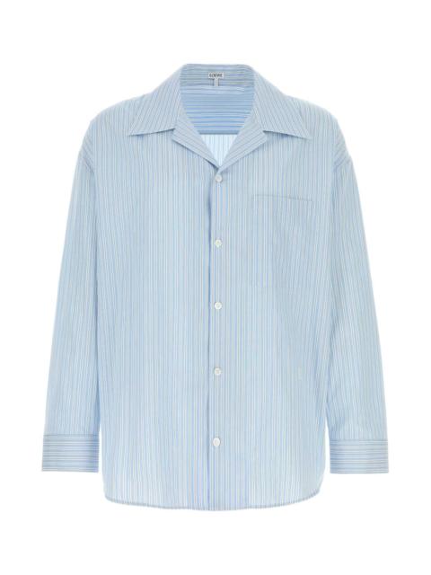 Loewe Loewe Men Embroidered Poplin Shirt