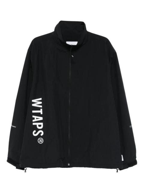 WTAPS logo-print windbreaker
