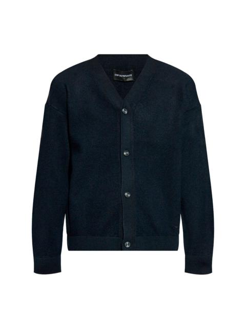 EMPORIO ARMANI virgin-wool cardigan