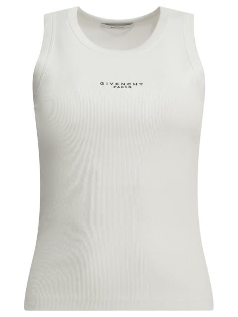 Givenchy Givenchy Logo Tank Top White Women