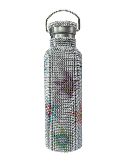 Collina Strada STARBURST MULTI RHINESTONE WATER BOTTLE
