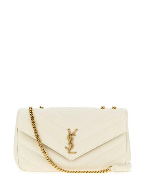 SAINT LAURENT Saint Laurent Women Ice Leather Medium Loulou Shoulder Bag