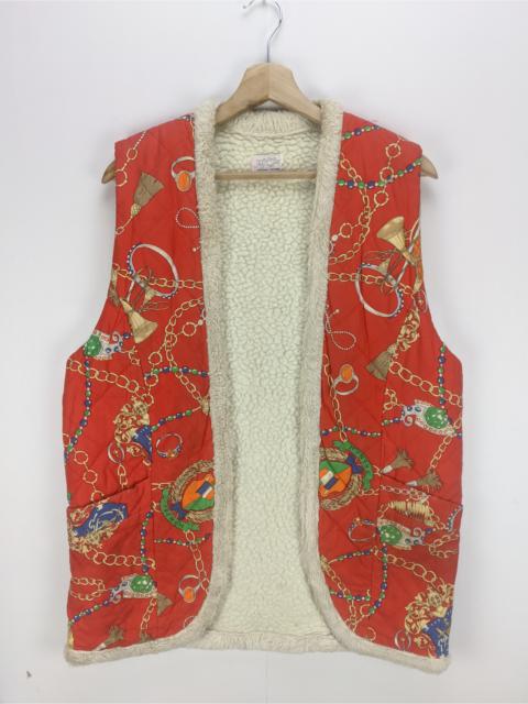 Other Designers Vintage - Steals🔥Vintage Vest Sherpa Liner Celine Style