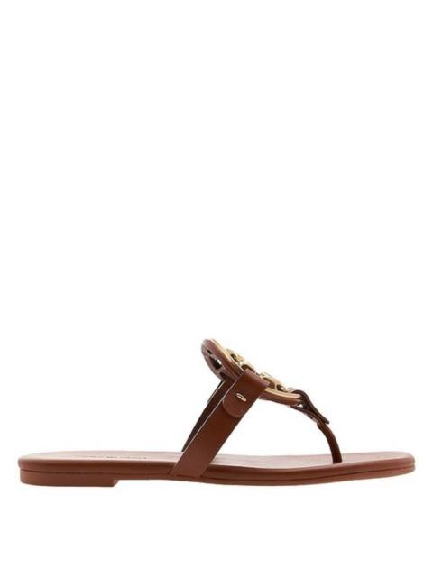 Other Designers Tory Burch Miller Soft Metal Logo Sandals
