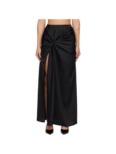 beaufille Black Imogen Maxi Skirt