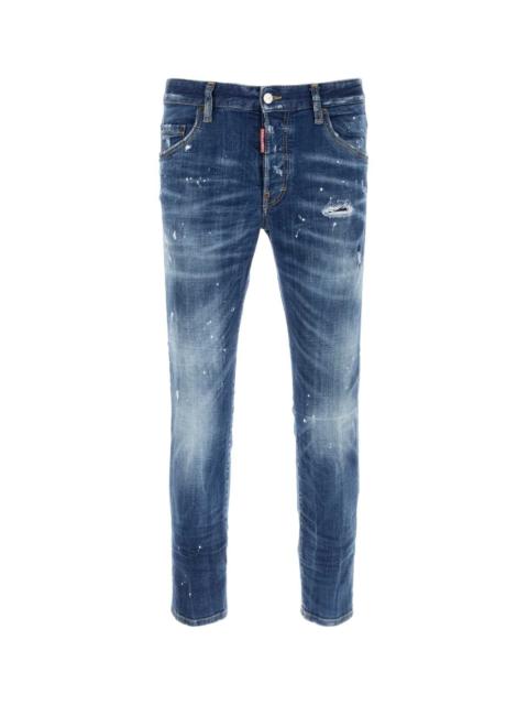DSQUARED2 Dsquared Men Stretch Denim Skater Jeans
