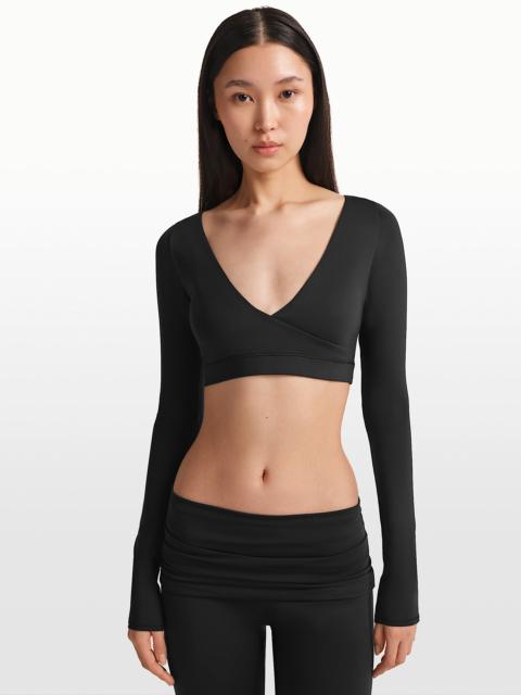 Nike NikeSKIMS Matte Women's Long-Sleeve Wrap Top
