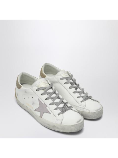Golden Goose White/Purple/Platinum Super-Star Low-Top Sneaker Women