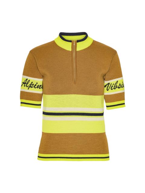 HENRIK VIBSKOV RACE JERSEY SHORT SLEEVE - CAMEL ALPINI