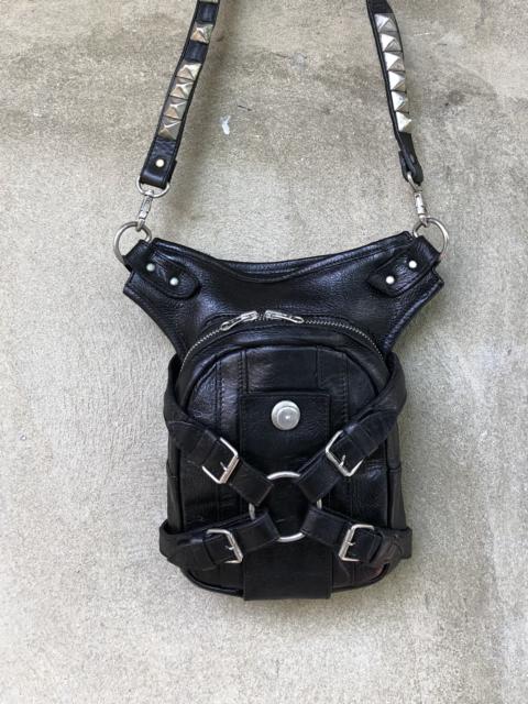 Other Designers Vintage - LAST CALL⏰Black Leather Gothic Rock Steampunk Crossbody