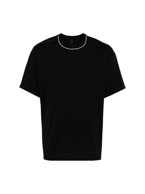 contrast-trim cotton t-shirt