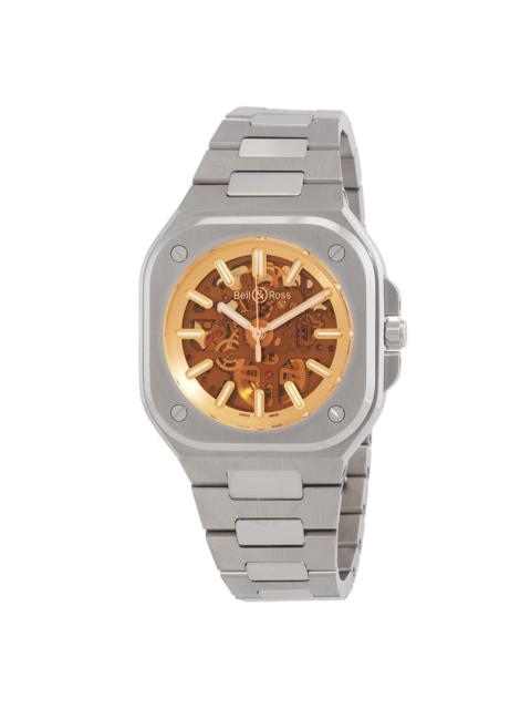 Other Designers Bell and Ross BR 05 Skeleton Golden Automatic Men's Watch BR05A-CH-SKST/SST