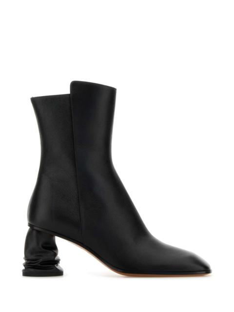 Alexander McQueen Alexander Mcqueen Women Black Leather Ankle Boots