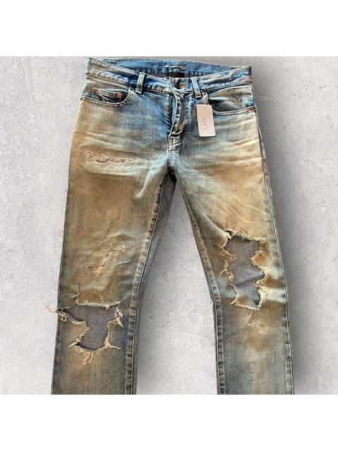 SAINT LAURENT Fall16 Knee Blow By Hedi Slimane