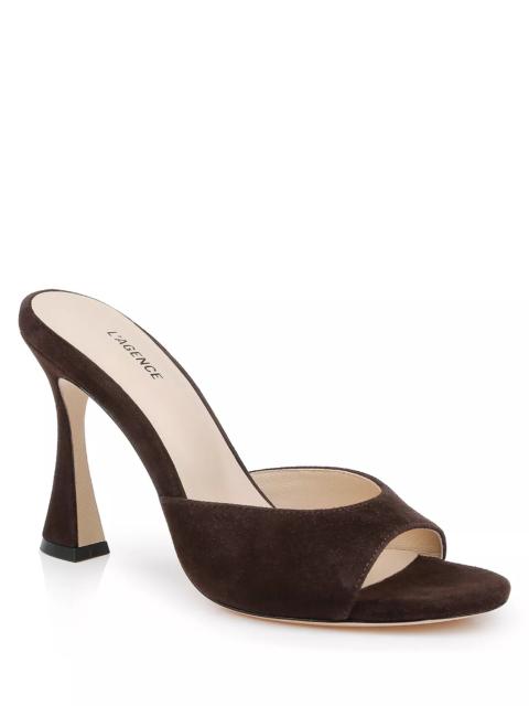 L'AGENCE Women's Avery Slide High Heel Sandals