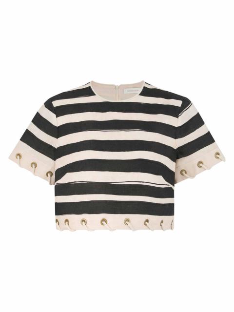 Zimmermann REBELLION STRIPE ROPE TOP