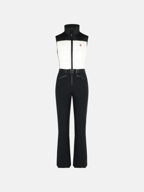 Moncler Grenoble BLACK POLYESTER BLEND SKI ONE-PIECE SUIT