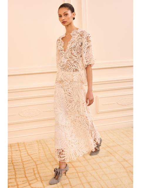 ULLA JOHNSON Dua Corded Lace SS Top