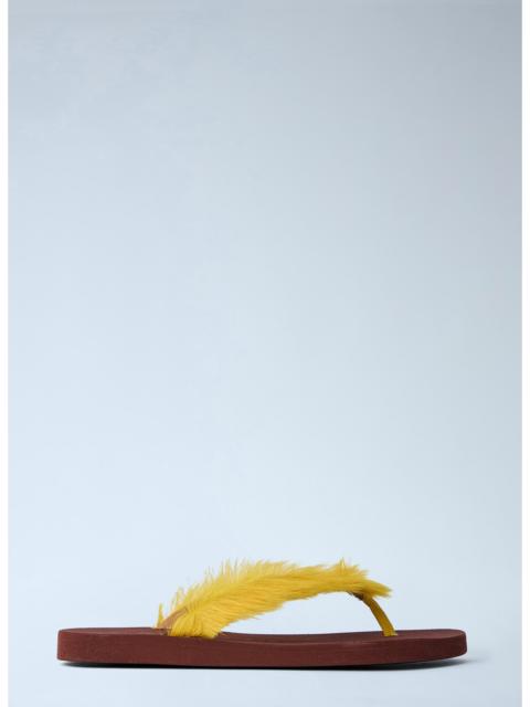 Marni Marni Men Feather Embellished Sandals