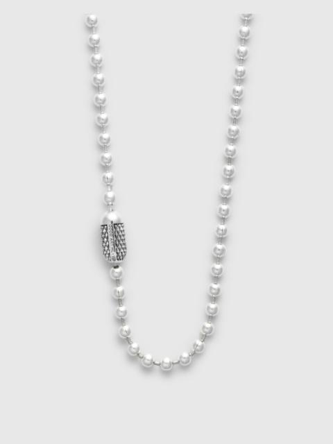 GOOD ART HLYWD Goosebumps Poplock Necklace in Sterling Silver