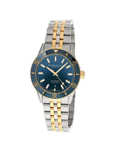 Other Designers Raymond Weil Automatic Blue Dial Men's Watch 2775-SP3-50051