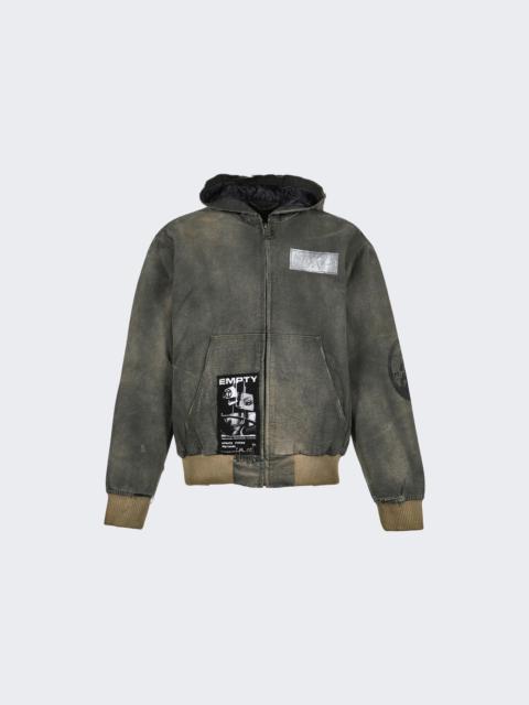Enfants Riches Déprimés War Started Hooded Work Jacket Crust Olive