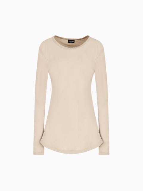 GIORGIO ARMANI BLOUSE IN TRIPLE SILK GEORGETTE